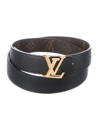 Pre-owned Louis Vuitton 2017 Lv Monogram Belt Kit In Brown