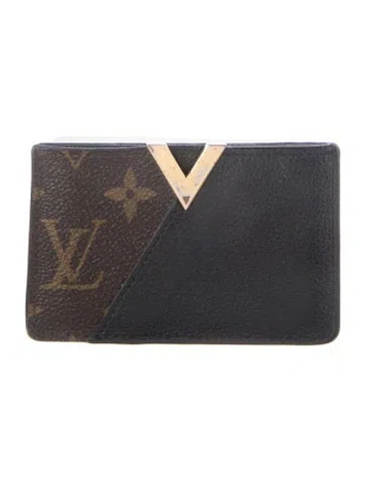 Pre-owned Louis Vuitton 2017 Lv Monogram Kimono Card Holder In Multi
