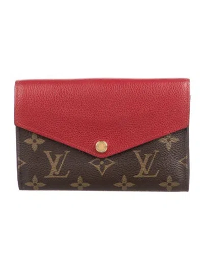 Pre-owned Louis Vuitton 2017 Lv Monogram Pallas Compact Wallet In Multi