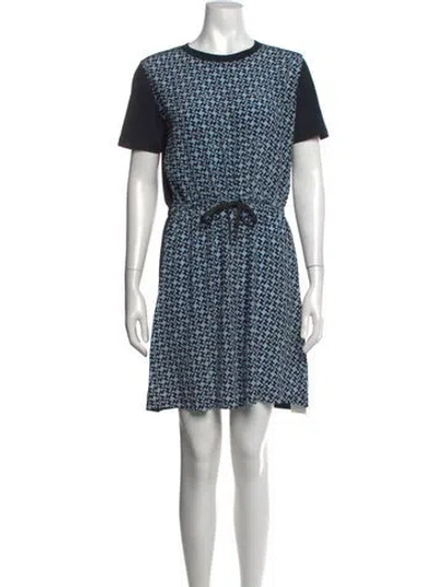 Pre-owned Louis Vuitton 2017 Mini Dress In Blue