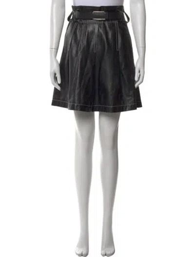 Pre-owned Louis Vuitton 2017 Mini Skirt In Black