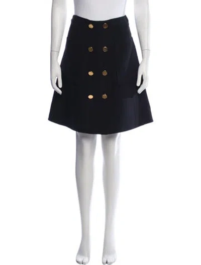 Pre-owned Louis Vuitton 2017 Mini Skirt In Black/neutrals