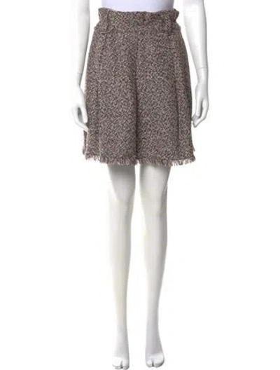 Pre-owned Louis Vuitton 2017 Mini Skirt In Brown