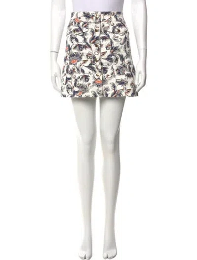Pre-owned Louis Vuitton 2017 Mini Skirt In White