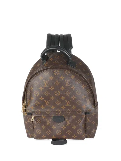 Pre-owned Louis Vuitton 2017 Mm Palm Springs Monogram Backpack In Brown