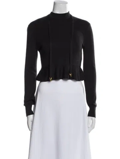 Pre-owned Louis Vuitton 2017 Mock Neck Sweater In Gray