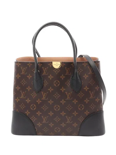 Pre-owned Louis Vuitton 2017 Monogram Flandrin Satchel In Brown
