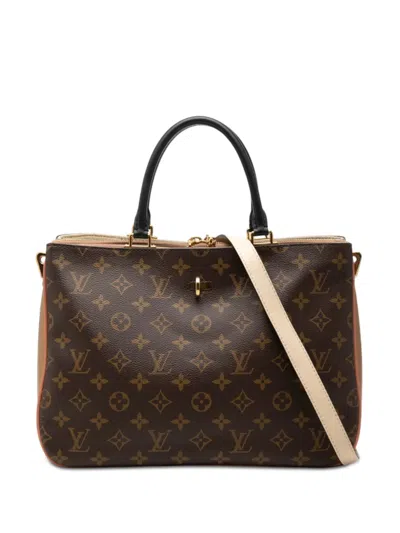 Pre-owned Louis Vuitton 2017 Monogram Millefeuille Satchel In Brown