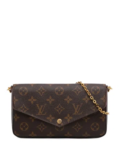 Pre-owned Louis Vuitton 2017 Monogram Pochette Felicie Crossbody Bag