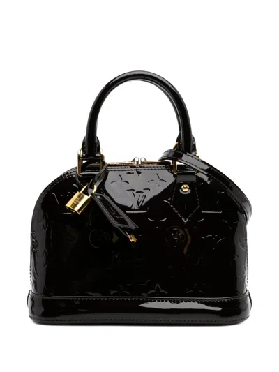 Pre-owned Louis Vuitton 2017 Monogram Vernis Alma Bb Satchel