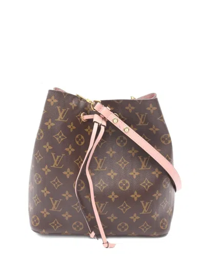 Pre-owned Louis Vuitton 2017 Neo Noe Bucket Bag In Pink