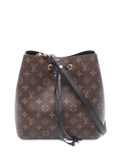Pre-owned Louis Vuitton 2017 Néonoé Monogram Shoulder Bag In Brown