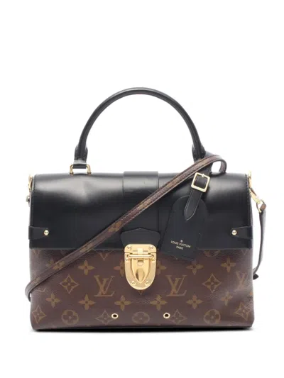 Pre-owned Louis Vuitton 2017 One Handle Mm Tote Bag In Brown
