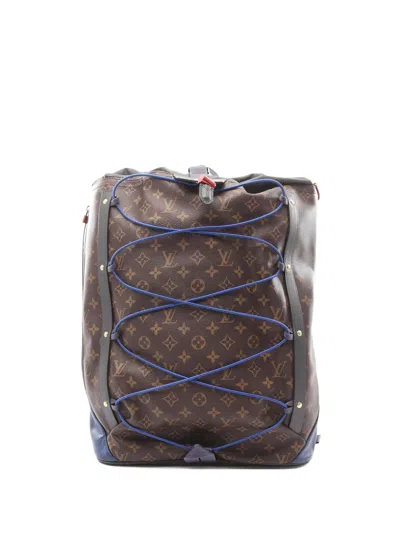 Pre-owned Louis Vuitton 2017 Pacific Monogram Backpack In Brown