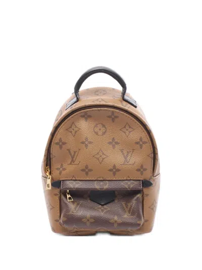 Pre-owned Louis Vuitton 2017 Palm Springs Backpack In Brown