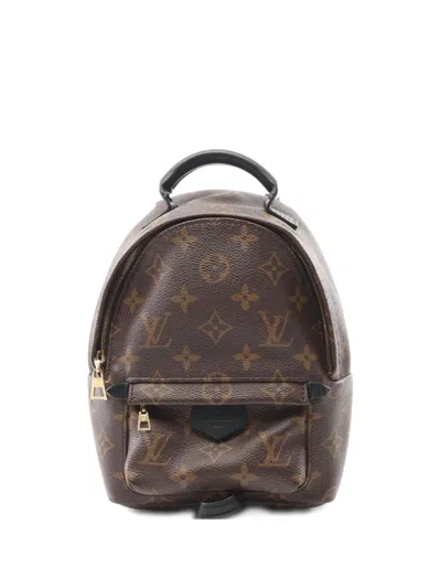 Pre-owned Louis Vuitton 2017 Palm Springs Backpack In Brown