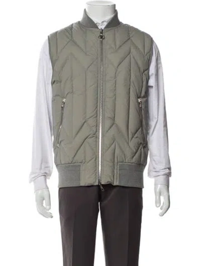 Pre-owned Louis Vuitton 2017 Reversible Vest In Gray