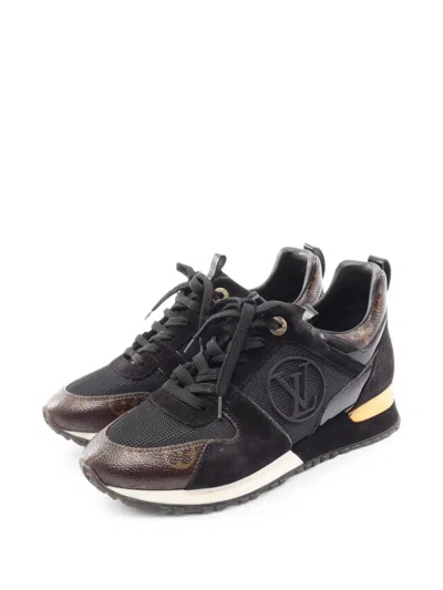 Pre-owned Louis Vuitton 2017 Runaway Sneakers In Black