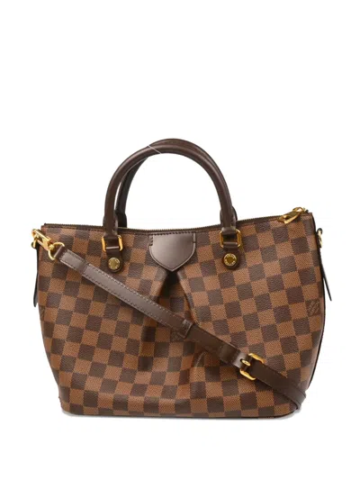 Pre-owned Louis Vuitton 2017 Siena Pm Handbag In Brown