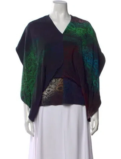 Pre-owned Louis Vuitton 2017 Silk Top In Multi
