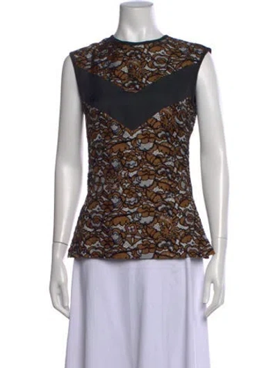 Pre-owned Louis Vuitton 2017 Silk Top In Multicolor