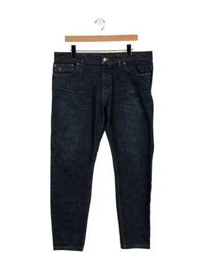 Pre-owned Louis Vuitton 2017 Straight-leg Jeans In Blue