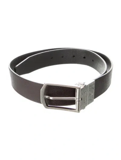 Pre-owned Louis Vuitton 2017 Taiga Leather Belt In Multi