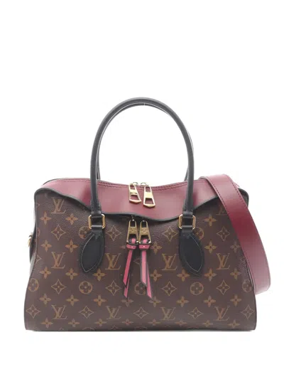 Pre-owned Louis Vuitton 2017 Tuileries Monogram Handbag In Brown