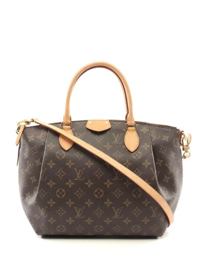 Pre-owned Louis Vuitton 2017 Turen Mm Monogram Handbag In Brown