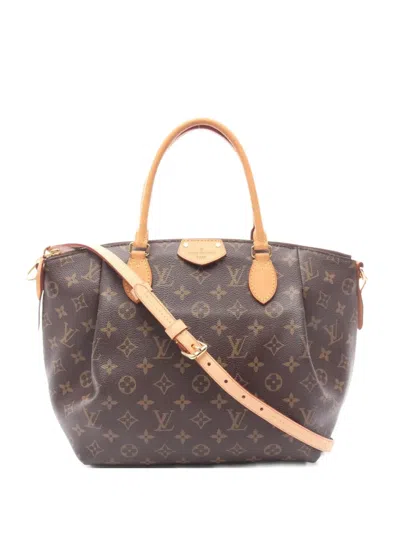 Pre-owned Louis Vuitton 2017 Turen Mm Monogram Tote Bag In Brown