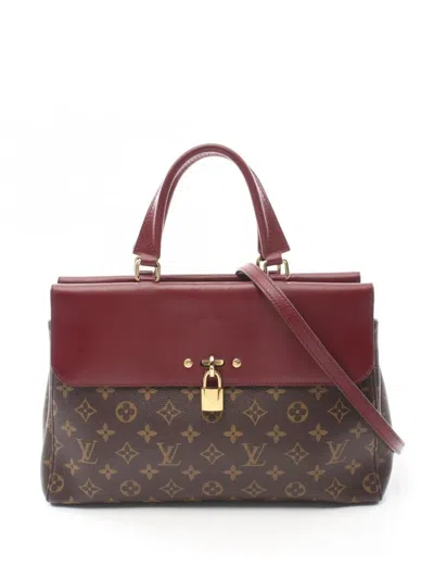 Pre-owned Louis Vuitton 2017 Venus Leysin Handbag In 褐色