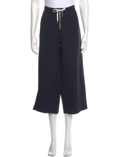Pre-owned Louis Vuitton 2017 Wide Leg Pants In Black