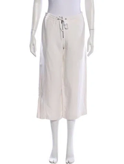 Pre-owned Louis Vuitton 2017 Wide Leg Pants In White