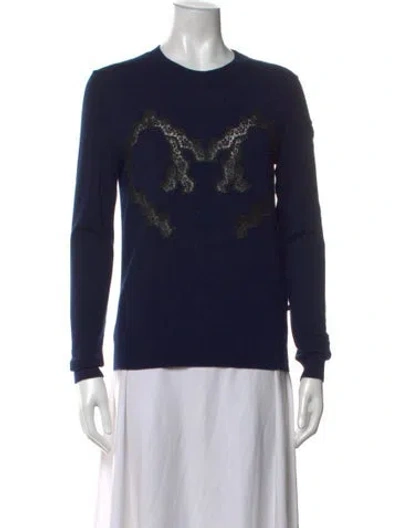 Pre-owned Louis Vuitton 2017 Wool Sweater In Blue