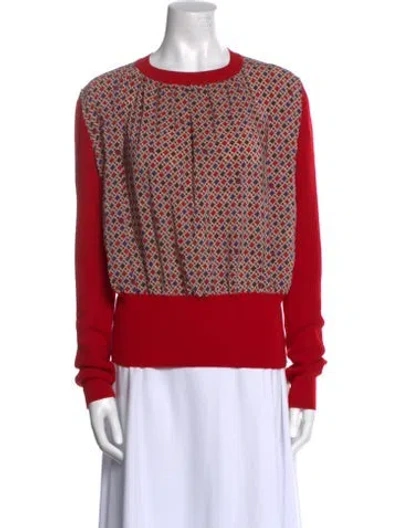 Pre-owned Louis Vuitton 2017 Wool Sweatshirt In Red