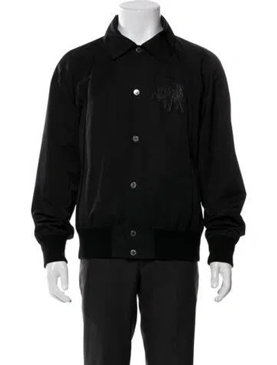 Pre-owned Louis Vuitton 2017 X Chapman Brothers Bomber Jacket In Black