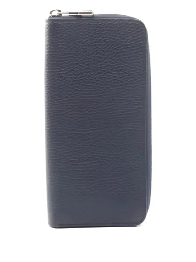 Pre-owned Louis Vuitton 2017 Zip Wallet In Blue