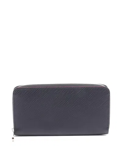 Pre-owned Louis Vuitton 2017 Zip Wallet In Gray