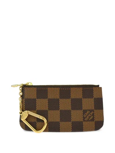 Pre-owned Louis Vuitton 2017s Damier Wallet In Brown