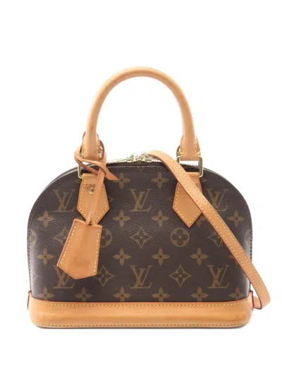 Pre-owned Louis Vuitton 2018 Alma Bb Handbag In Brown