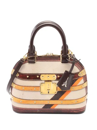 Pre-owned Louis Vuitton 2018 Alma Bb Time Trunk Two-way Handbag