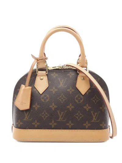 Pre-owned Louis Vuitton 2018 Alma Bb Two-way Handbag In Brown