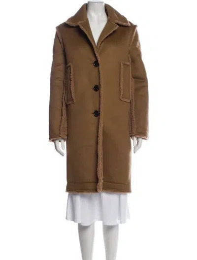 Pre-owned Louis Vuitton 2018 Camel Hair Parka In Brown