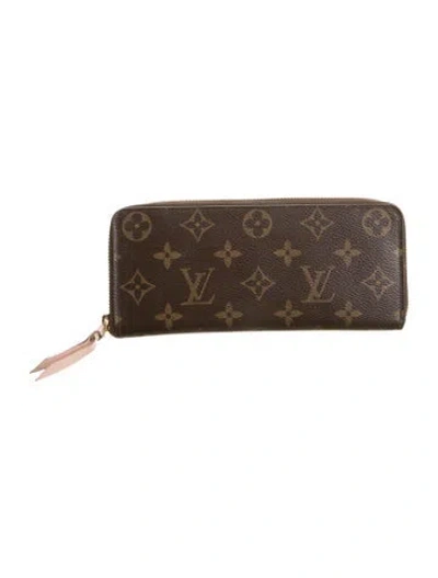 Pre-owned Louis Vuitton 2018 Continental Wallet In Brown