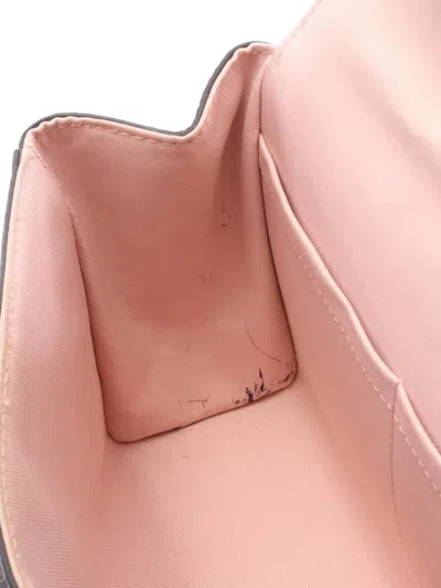 Pre-owned Louis Vuitton 2018 Damier Ebene Bond Street Satchel In Pink