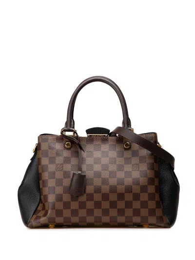 Pre-owned Louis Vuitton 2018 Damier Ebene Brittany Satchel