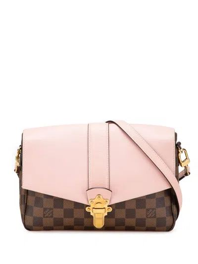 Pre-owned Louis Vuitton 2018 Damier Ebene Clapton Pm Crossbody Bag