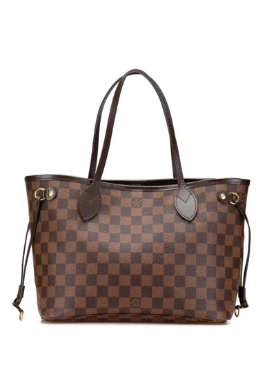Pre-owned Louis Vuitton 2018 Damier Ebene Neverfull Pm Tote Bag