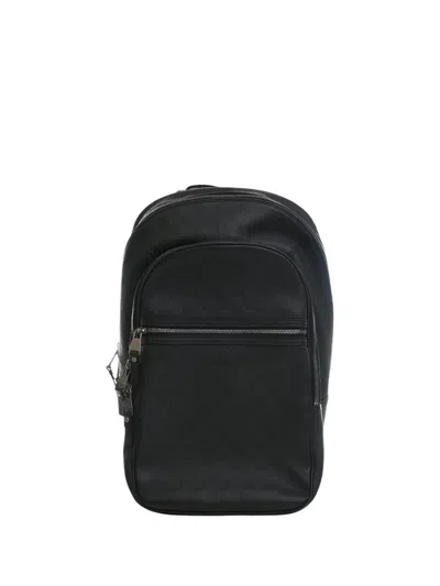 Pre-owned Louis Vuitton 2018 Damier Infini Michael Backpack In Black