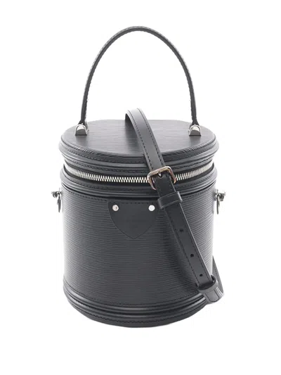 Pre-owned Louis Vuitton 2018 Epi Cannes Satchel In Black